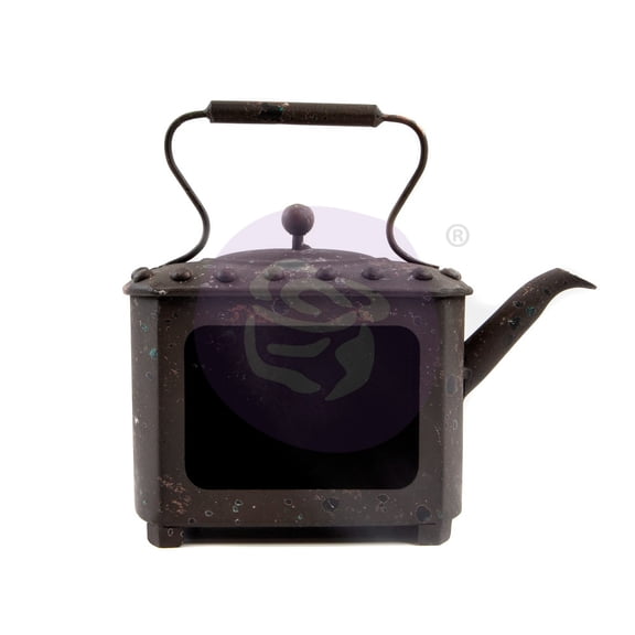 Prima Marketing Altered Metal Frame-Rusty Pot