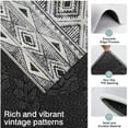thumbnail image 3 of White Geometric Diamond Striped Pattern Kitchen Rugs Sets Of 3,Kitchen Runner Rugs Non Skid Washable,Decorative Kitchen Floor Mats for Kitchen,Sink,Laundry,17"x30"+ 17"x47" + 17"x59", 3 of 6