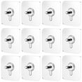 thumbnail image 1 of 12 Pcs Vis de Suspension Murales en Acrylique Transparent Ventouse Boulon Ventouses Cintre, 1 of 8