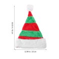 thumbnail image 5 of BERTDOMD 5pcs Unisex Christmas Hat Adorable Plush Santa Hat Christmas Party Headwear Xmas Holiday Hat, 5 of 6