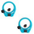 thumbnail image 3 of Naiovety Cable de bloqueo de bicicleta 4 dígitos antirrobo bicicleta de montaña ciclismo de carretera motocicleta seguridad al aire libre repuesto azul Type1 NO1 Naiovety CBP254193, 3 of 5