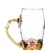 thumbnail image 2 of Beber Café Crisantemo Esmalte Artesanía Taza De Agua Taza De Bebida Con Diseño De Taza De Té Y Café Con Cuchara Juego De Paño De Limpieza 350ML, 2 of 7