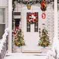 thumbnail image 6 of 3 FT Pre-Lit Christmas Tree with 78 LED Lights, Artificial Christmas Tree with Snowflakes and Red Berries, Christmas Tree with Base for Home, Porch, Office, Party Decoration, 6 of 9