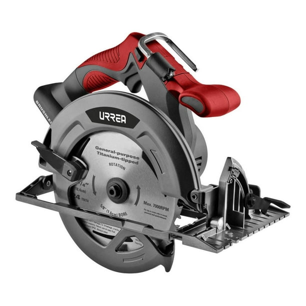 Sierra Circular Inalámbrica 7-1/4 20 V1 Hp 4500 Rpm Urrea Urrea SCB1120