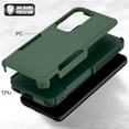 thumbnail image 5 of Decase Heavy-Duty Case for Samsung Galaxy S23,Dual Layer Military Grade Drop Protection Anti-Fingerprint Anti-Scratch Hard Back Case Silicone Bumper Shockproof Protective Case for Galaxy S23,Darkgreen, 5 of 5