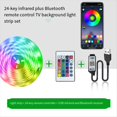thumbnail image 2 of Tiras de Luces LED de 5 M con Control Remoto de 44 Teclas, Tira de Luces LED RGB Flexible para el Hogar, Navidad y Fiestas., 2 of 5