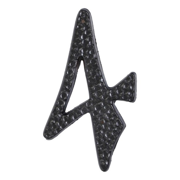 Número 4 Para Exterior Hy-Ko Aluminio Negro 8.89X6 Cm