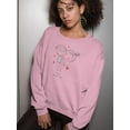 thumbnail image 2 of Valentine's Day Doodle. Sweatshirt Women -Image by Shutterstock, Female Medium, 2 of 4