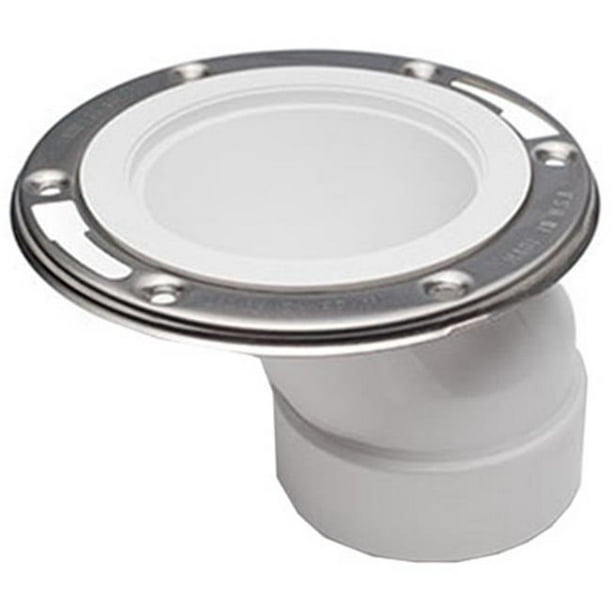 Sioux Chief 889POM 3 Hub x 4 in. PVC Spigot Offset Closet Flange