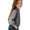 thumbnail image 7 of Ultrave Zip Up Jacket for Girls , Gingham Outwear Elastic Cuff Drawstring Hem Jackets Breathable Sunprotection 1-6Y, 7 of 7