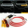 thumbnail image 2 of KERISTE Car Start Scan Dynamic LED Hood Light Strip Daytime Running Light Turn Signal 1.8m, 2 of 5