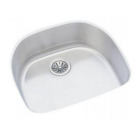 Elkay Eluh211810 Lustertone 10 In Deep Single Bowl Undermount Sink With Reveal