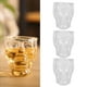 thumbnail image 1 of Vaso de Transparente con Forma de Calavera 3D de 75ml para Agua Potable Café Vino Perfecto para Cualquier Decoración de Fiesta Paquete de 3 ANGGREK Otros, 1 of 8