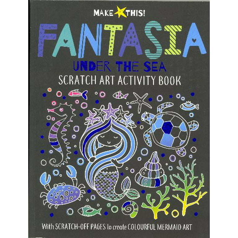 Fantasia Under The Sea Scratch Art Activity Book