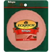 Eckrich Deli Bologna, Fully Cooked, Great for Sandwiches, Perfectly Sliced, 14 Ounces