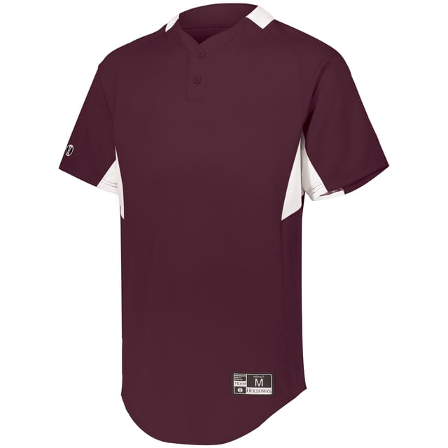 Holloway Boy's Game7 Two Button Baseball Jersey