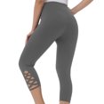 thumbnail image 6 of WQQZJJ Women's Yoga Fitness Pants Summer High Waist Solid Color Slim Leggings Comfortable Soft Cycling Running Capri Pants, 6 of 8