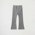 thumbnail image 2 of fatyb Girls Flare Pants High Waist Casual Stretch Pants Girls Full Length Bell Bottoms for 1-11 Years, 2 of 5