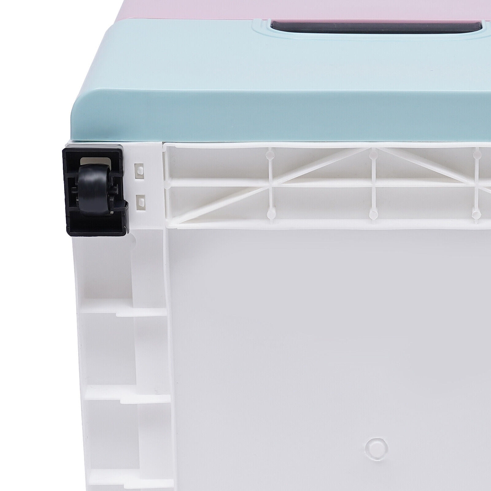 TFCFL 5 Tier Slim Storage Chest Plastic Narrow Drawers Storage Cabinet 5 Drawer Vertical Closet Organizer