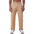 thumbnail image 1 of Cotton On Mens Tactical Twill Straight Leg Cargo Casual Pants, yellow, 36W x 31L, 1 of 1