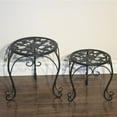 thumbnail image 2 of Ensemble de Deux Tabourets Ronds pour Plantes, 2 of 3