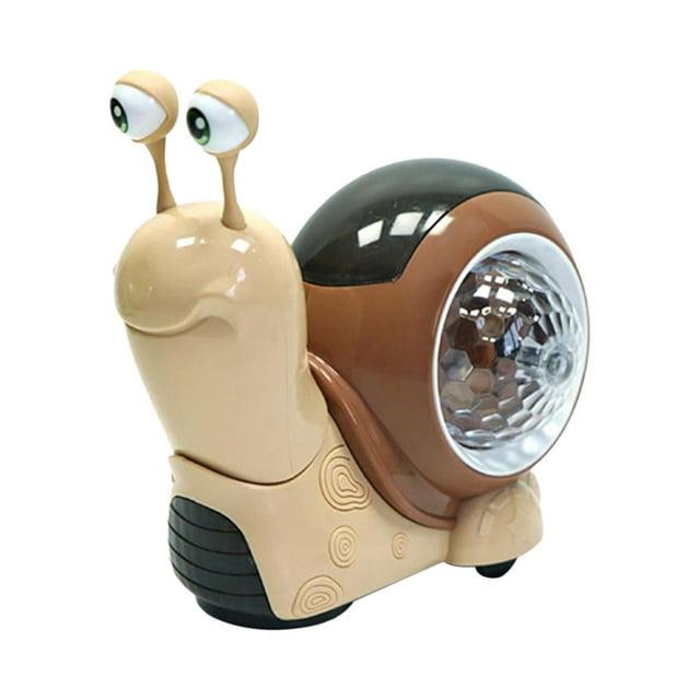 Bebés que caminan juguete de les luz Musical juguetes para gatear bebés juguete de Aprendizaje Temprano cooperación mano-ojo infantil aprender a , Marrón claro