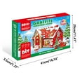 thumbnail image 3 of CELNNCOE DIY Christmas Playhouse, Easily Foldable Cardboard Coloring House For Kids, Large Fortress For Family Activities And Creative Holiday Crafts, 3 of 6
