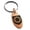 Rose, variant on Stainless Steel Crown of Thorns Adversity Coat of Arms Shield Engraved Small Oval Charm Keychain Keyring