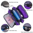 thumbnail image 5 of Toiletry Bag for Men Hanging Travel Dopp Kit Lightweight Water Resistant Small Shaving Bag Bathroom Cosmetic Organizer for Women, Dark Purple, 5 of 8