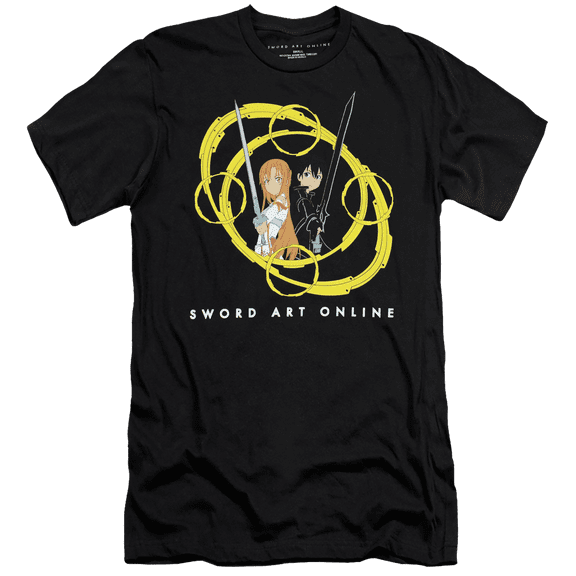 Sword Art Online Kirito & Asuna Circles II Adult Men T-Shirt