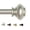 PEWTER, variant on PrimeBeau Adjustable Curtain Rod 16-43 Inches, 3/4 Inch Diameter | Heavy Duty Telescoping Window Rod with Brackets and Classic Finials,Gold