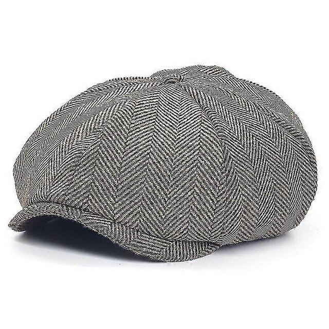 "Men's Plus Size Peaked Blindfold Flat Beret"