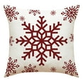 thumbnail image 2 of Christmas Decoration Pillow Covers, 18" x 18" Farmhouse Decor Throw Pillow Covers for Home Merry Christmas Tree Deer Hello Winter Holiday Decor Throw Cushion Case for Home Couch, 2 of 3