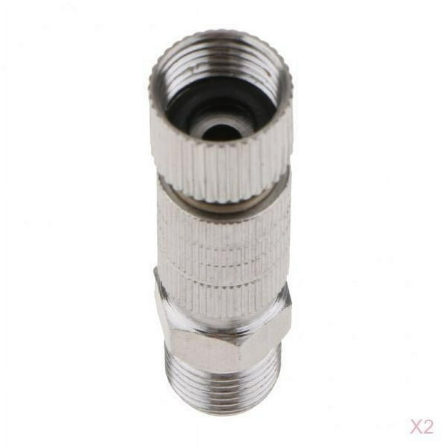 GROWTH TANK 2 Pcs Régulateur de Pression à Raccord Rapide pour Aérographe et Mâle 9.51 mm (1/8 Pouces) Air