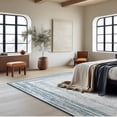thumbnail image 6 of Phantoscope 5'x7' Washable Indoor Area Rug Classic Printed Carpet Non-Slip Thin Low-Pile Rug for Living Room Bedroom Office, Blue, 6 of 9