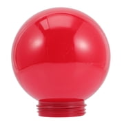 Supvox Red Round Lamp Cover Waterproof Replacement for Outdoor Globe Light Fixture