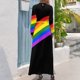 thumbnail image 2 of Vestido largo de rayas vestido de verano de mujer 2024 Vestidos de mujer, 2 of 4