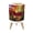 Color 3, variant on Stained Glassed Style Small Trash Can with Lid Stained Glass Ocean Waves Sunburst Blue Yellow 1.8 Gallon Dog Proof Trash Can Round Garbage Can Waste Bin Wastebasket for Bathroom Bedroom Living Room