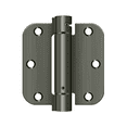 thumbnail image 2 of Deltana DSH35R515A 3-1/2" x 3-1/2" x 5/8" Spring Hinge; Antique Nickel Finish, 2 of 2