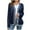 Navy, variant on QUYUON Women's Oversized Cardigan Sale Long Sleeve Woman Cardigan Polyester Women's Plus Size Cardigan Cardigan Jacket Style Q-10070 Winter Knit Sweater Outerwear Coat White XL