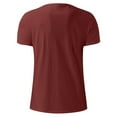 thumbnail image 5 of YDLCAFD Walking Dog Male Print Theme Casual Crewneck Graphic Plus Size Shirt Printed Solid Color Short Sleeve Top, 5 of 5