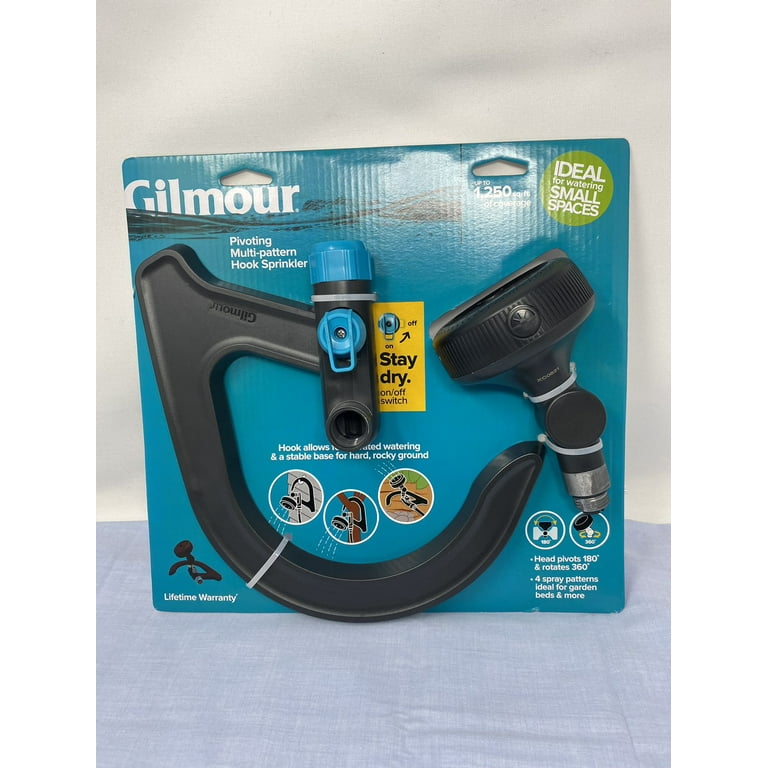 Gilmour Non-tipping Base 4-Pattern Multi-Pattern Sprinkler 1250 sq ft 1 pk Gilmour Non-tipping Base 4-Pattern Multi-Pattern Sprinkler 1250 sq ft 1 pk