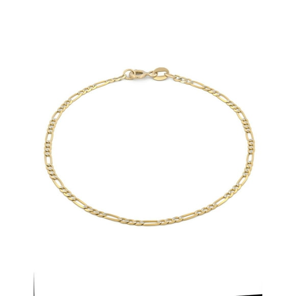 Pulso Figaro 2 mm Diamantado Oro Sólido 10k