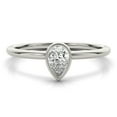 thumbnail image 3 of 1/4 Ct Pear Shape Diamond Solitaire Engagement Ring In 10K White Solid Gold Jewelry, 3 of 3