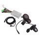 thumbnail image 3 of Kit controlador de scooter eléctrico impermeable de 24-48 V 250 W/350 W con pantalla LCD y cable, ideal para motores sin escobillas, 3 of 8