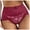 Wine, variant on Bigersell Women's Underwear Cotton Clearance Womens Panties Cotton Boyshort Thongs Panty Style P-1349 Cotton Plus Size Panties G String Thong Briefs Mid Waist Women Cheeky Panties Red M