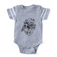 thumbnail image 1 of CafePress - Human Heart_Tr - Cute Infant Baby Football Bodysuit, 1 of 1