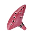 thumbnail image 4 of 12 agujeros Alto C Zelda Ocarina recipiente de cerámica flauta viento, 4 of 6