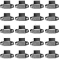 thumbnail image 4 of Qucyy 20 Pack 1-1/4 x 1-1/4 inch Square Post Flange Base, Aluminum Floor Mount Anchor Post Base, Deck Railing Bracket, Post Fence or Deck Mount Post Fitting, 4 of 4