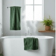thumbnail image 4 of ADONIS Bath Towel 25" x 50" #10.00Lbs/dz Standard Full Terry 6/Pack color: FOREST GREEN, 4 of 5